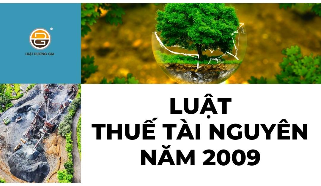 luat-thue-tai-nguyen-nam-2009